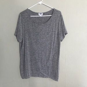 Old Navy Gray Nursing Shortsleeve Top